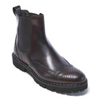 Wing Cap Chelsea Boot // Dark Brown (Euro: 42)