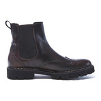 Wing Cap Chelsea Boot // Dark Brown (Euro: 42)