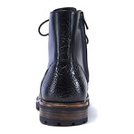 Plain Derby Boot // Black (Euro: 45)