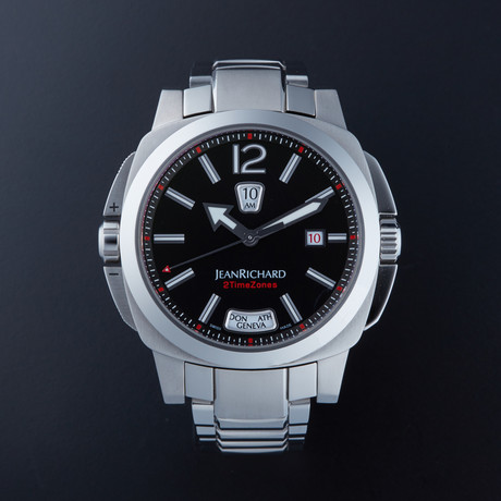 JeanRichard // 2 Time Zones GMT Automatic // 68130-11-61A11A // Store Display