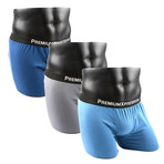 PX Clothing // Trunk Underwear // Charcoal + Navy + Lake Blue // Pack of 3 (S)