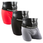 PX Clothing // Trunk Underwear // Black + True Red + Charcoal // Pack of 3 (L)