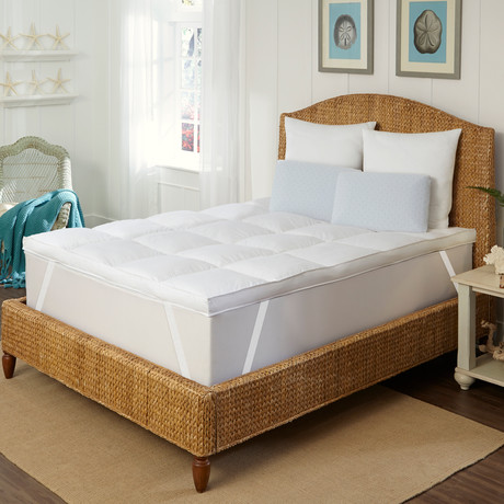 3" Down-Like Top Feather Bed (Twin)