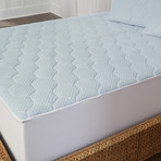 Arctic Sleep Memory Foam Mattress Pad + Pillow Set (Twin)