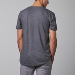 Vince Pocket V-Neck Tee // Grey (XL)