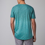 Vince Pocket V-Neck Tee // Mint (2XL)