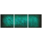 Ocean Mist Triptych (Medium: 12"L x 12"W Panels)