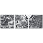 Flexure Triptych (Medium: 12"L x 12"W Panels)