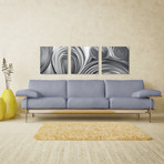Conduction Triptych (Medium: 12"L x 12"W Panels)