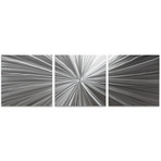 Tantalum Triptych (Medium: 12"L x 12"W Panels)