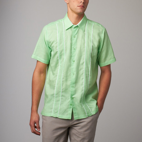 Short-Sleeve Button-Up // Mint (S)