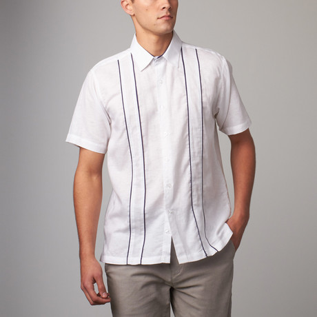 Short-Sleeve Button-Up // White (S)