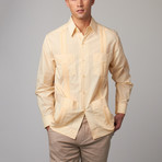 Long-Sleeve Guayabera // Gold (4XL)