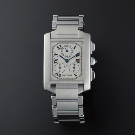 Cartier Tank Francaise Chronograph // W51001Q3 // Pre-Owned