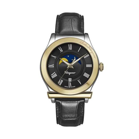 ferragamo moonphase watch
