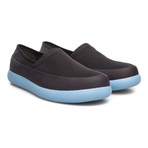 Pelotas Capsule Slip-On // Black + Light Blue (Euro: 42)