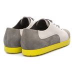 Beluga Low-Top Sneaker // Grey + Yellow (Euro: 41)