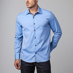 Celino // Reversible Cuff Dress Shirt // Denim Blue (M)