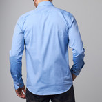 Celino // Reversible Cuff Dress Shirt // Denim Blue (M)