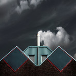 The Cloud Factory // Gilbert Claes (18"H x 18"W x 0.75"D)