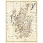 Map of Scotland (18"W x 24"H // Paper)