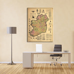 Home Rule Map of Ireland (18"W x 24"H // Paper)