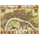 17th Century London (18"W x 24"H // Paper)