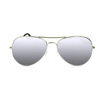 Unisex Miramar Sunglasses // Silver
