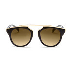 Unisex Bacara Sunglasses // Matte Black + Gold