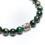 Tiger Eye Buddha Bracelet (Green)