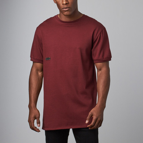 Crewneck Tee // Burgundy (S)