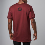 Crewneck Tee // Burgundy (M)