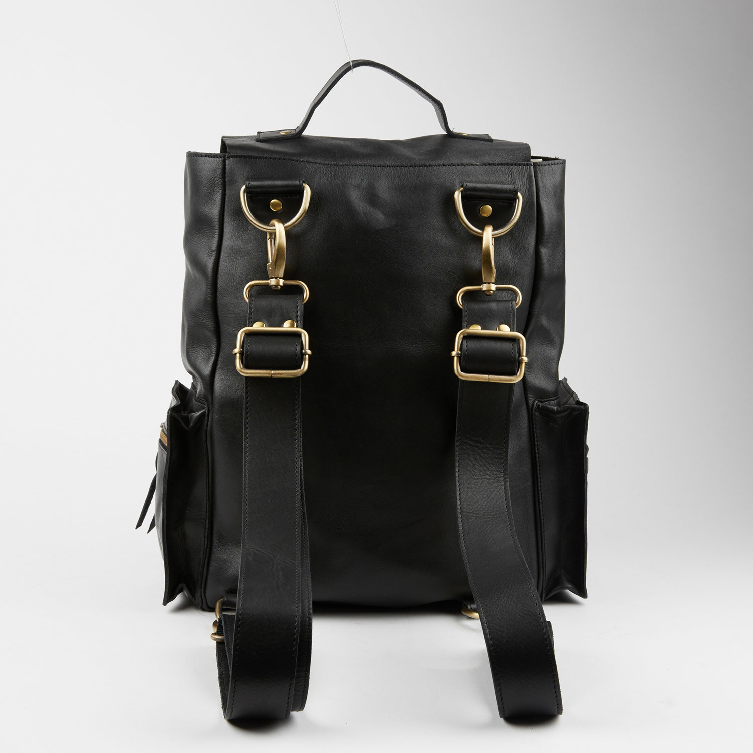 Drift Leather Traveler Bag // Black - Drifters LDN - Touch of Modern