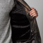 Tanners Avenue // Pebble Lamb Jacket // Black (XL)