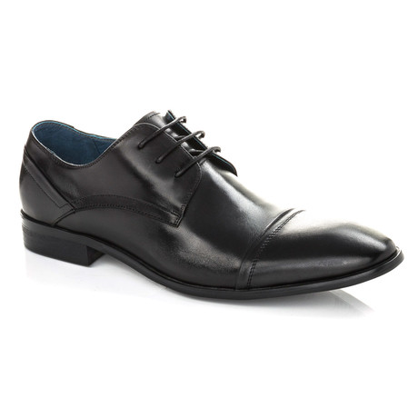 Milan Plain Toe Dress Shoe // Black (US: 7.5)