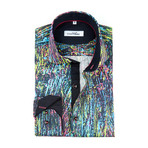 Graffiti Button-Up // Multi (3XL)