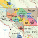 De Long's Wine Map of California