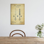 Egg Beater Vintage Patent Blueprint (26"W x 18"H x 0.75"D)