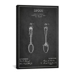 Spoon Charcoal Patent Blueprint (26"W x 18"H x 0.75"D)