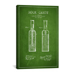 Rock Candy Green Patent Blueprint (26"W x 18"H x 0.75"D)