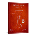 Beer Bottle Red Patent Blueprint (40"W x 26"H x 0.75"D)