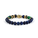 Lapis Lazuli Evil Eye + Buddha Bracelet