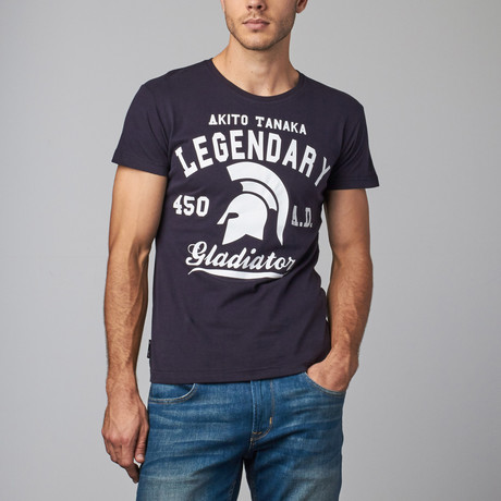 Akito Tanaka // Gladiator T-Shirt // Navy (L)