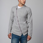 Akito Tanaka // Kapuzen Asymmetric Sweater // Grey (XL)
