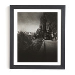 Get Lost Somewhere (Black Framed Wall Art: 11"W x 13"H)