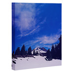 Mt Hood (White Framed Wall Art: 12"W x 12"H)