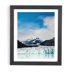 Glacier Bay National Park (Black Framed Wall Art: 11"W x 13"H)