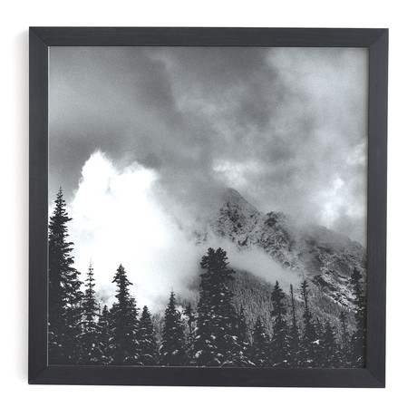 Mountain Majesty (Black Framed Wall Art: 12"W x 12"H)