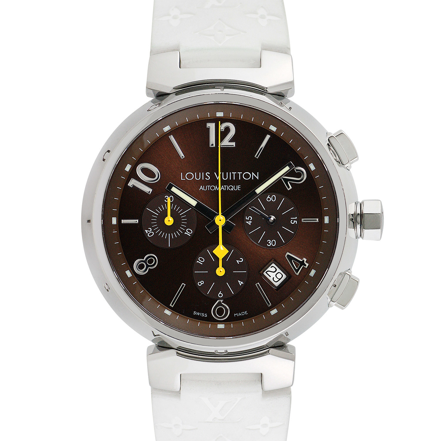 Louis Vuitton Tambour Chronograph Automatic // Q1121 // Pre-Owned - Fine  Swiss watches - Touch of Modern