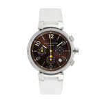 Louis Vuitton Tambour Chronograph Automatic // Q1121 // 808-TM1610024 // c.2000's // Pre-Owned